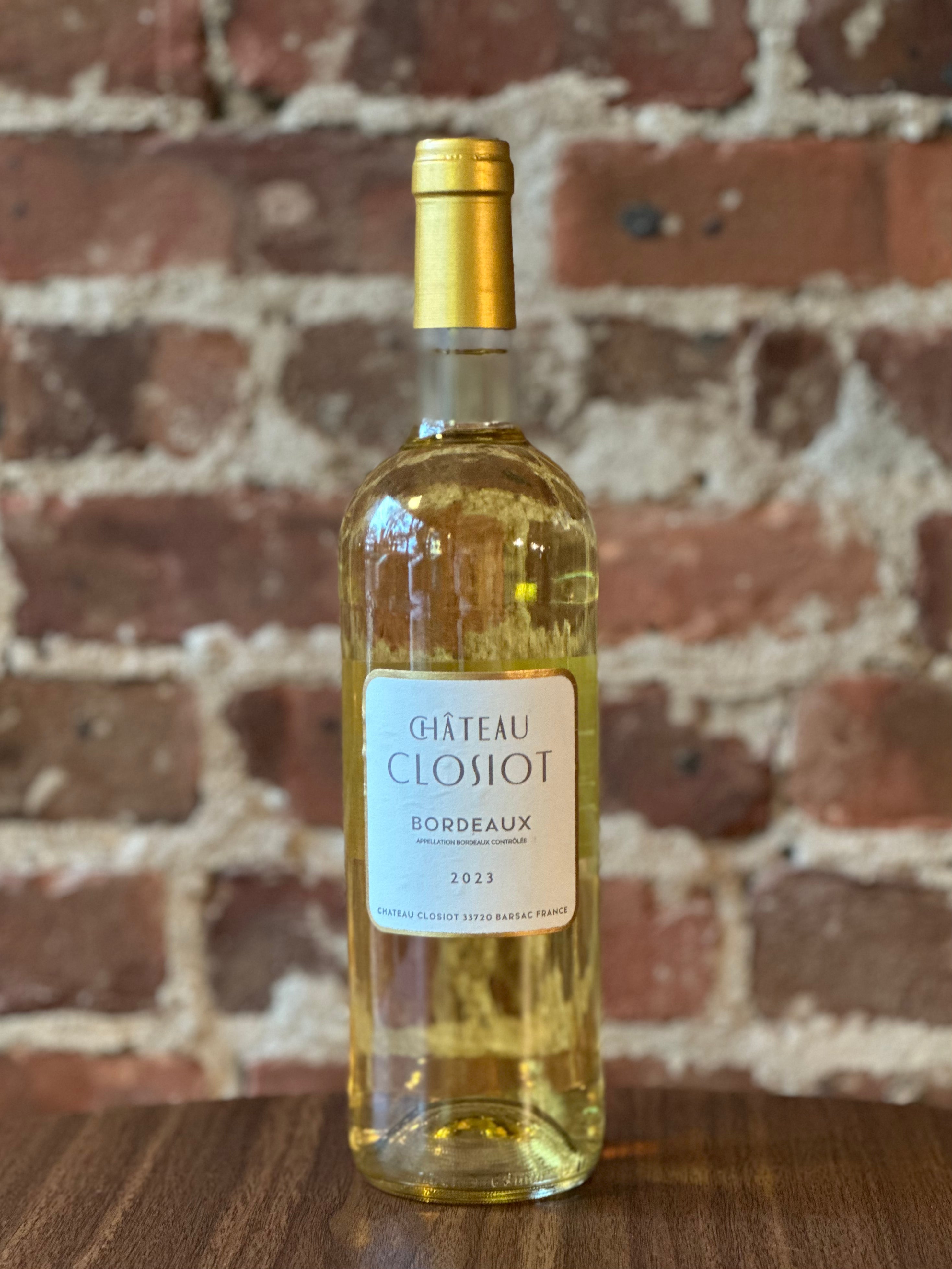 Château Closiot White Bordeaux 2023