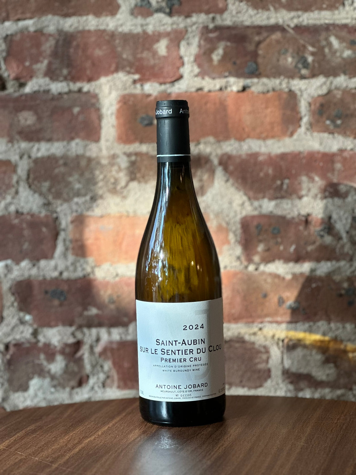 Antoine Jobard Saint-Aubin Blanc 1er Cru Sur le Sentier du Clou 2024