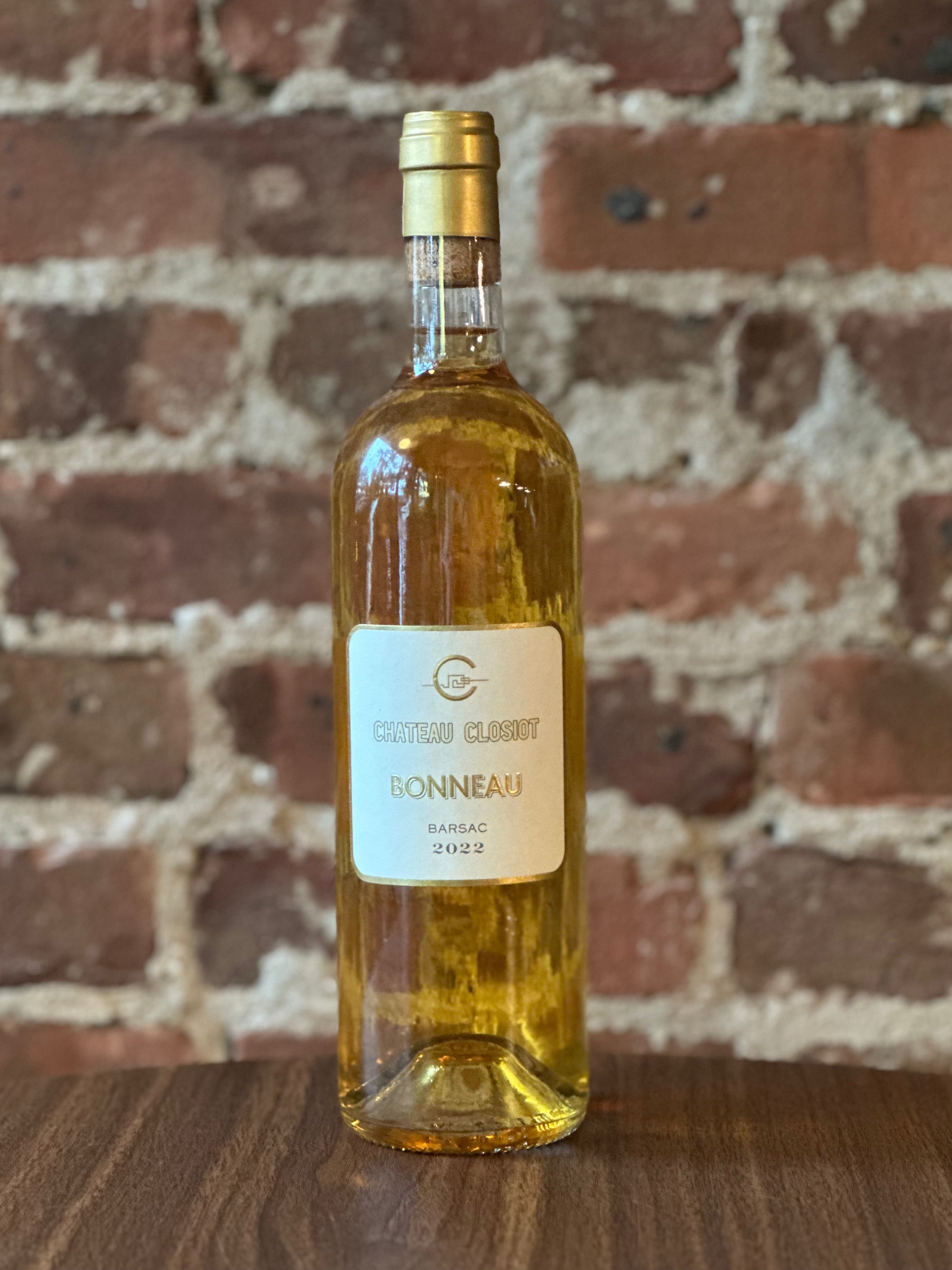 Chateau Closiot Bonneau Barsac 2022