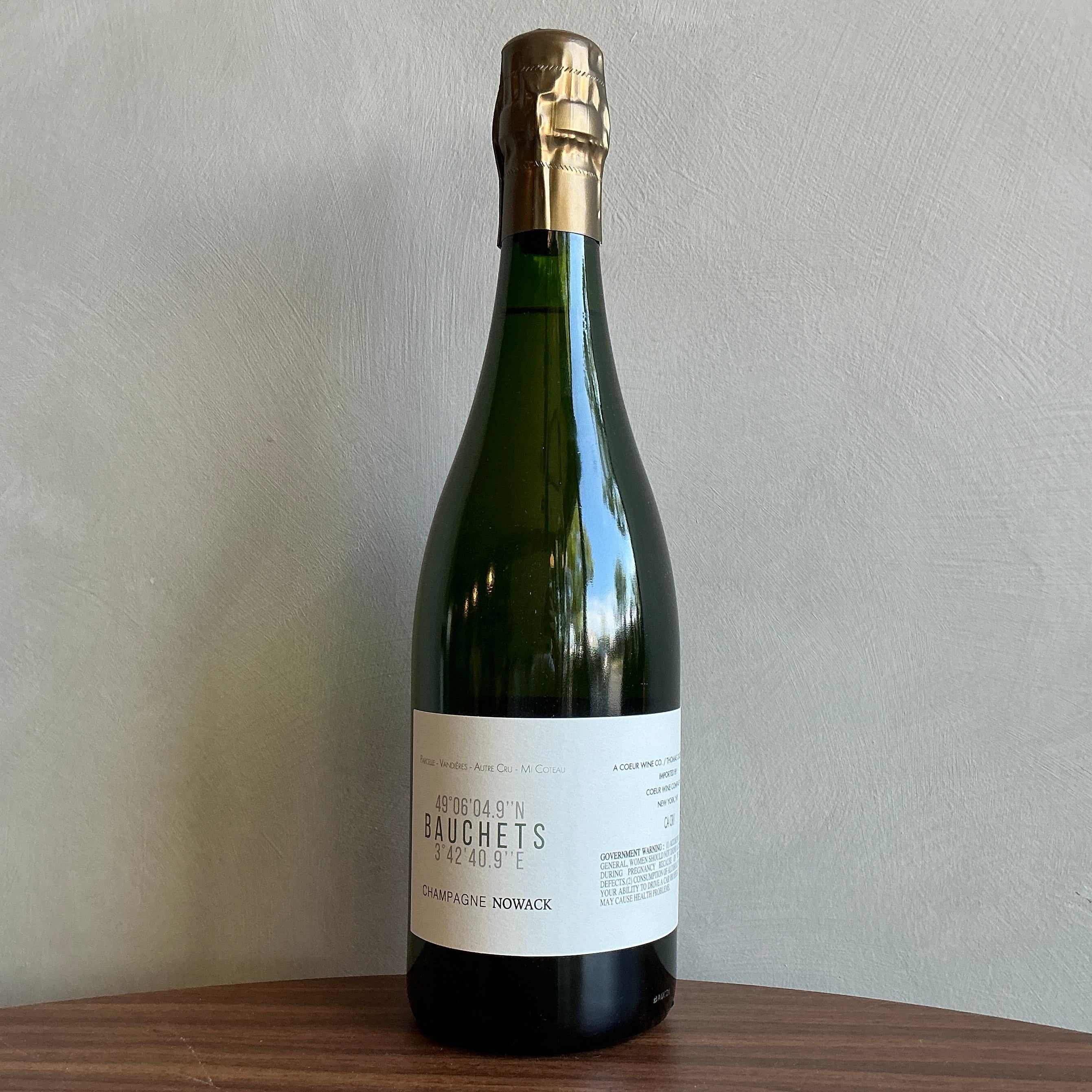 Nowack Champagne Blanc de Noirs Extra Brut Les Bauchets 2019