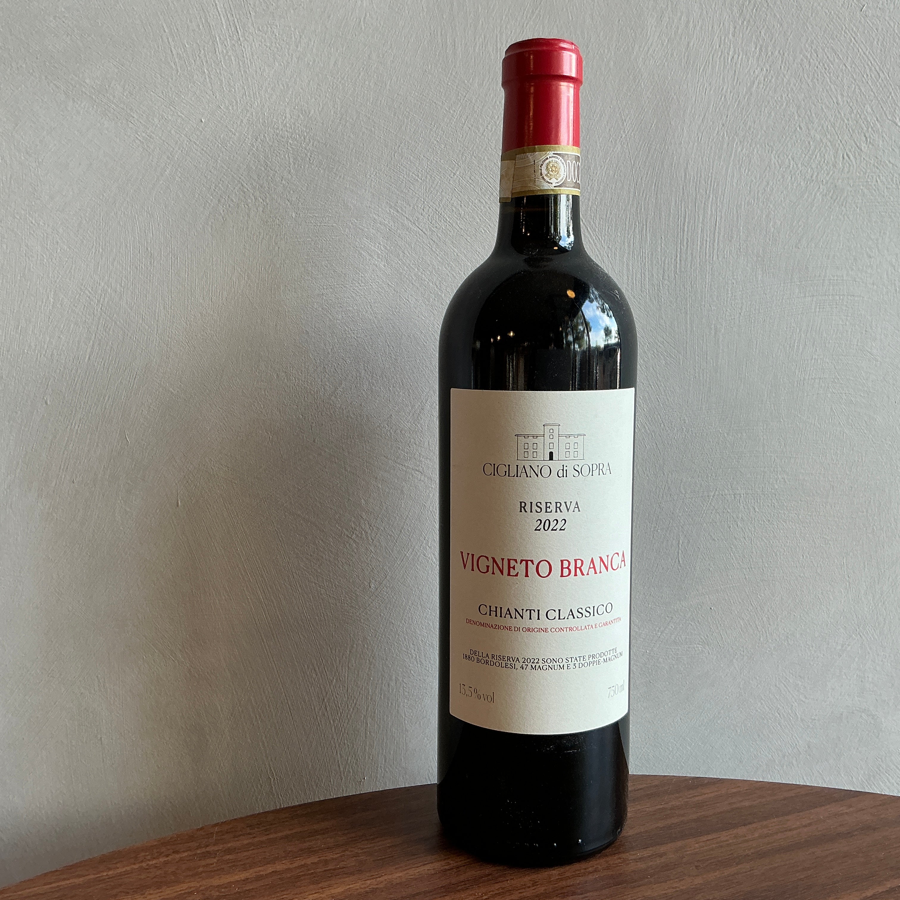 Cigliano di Sopra Chianti Classico Vigneto Branca Riserva 2022