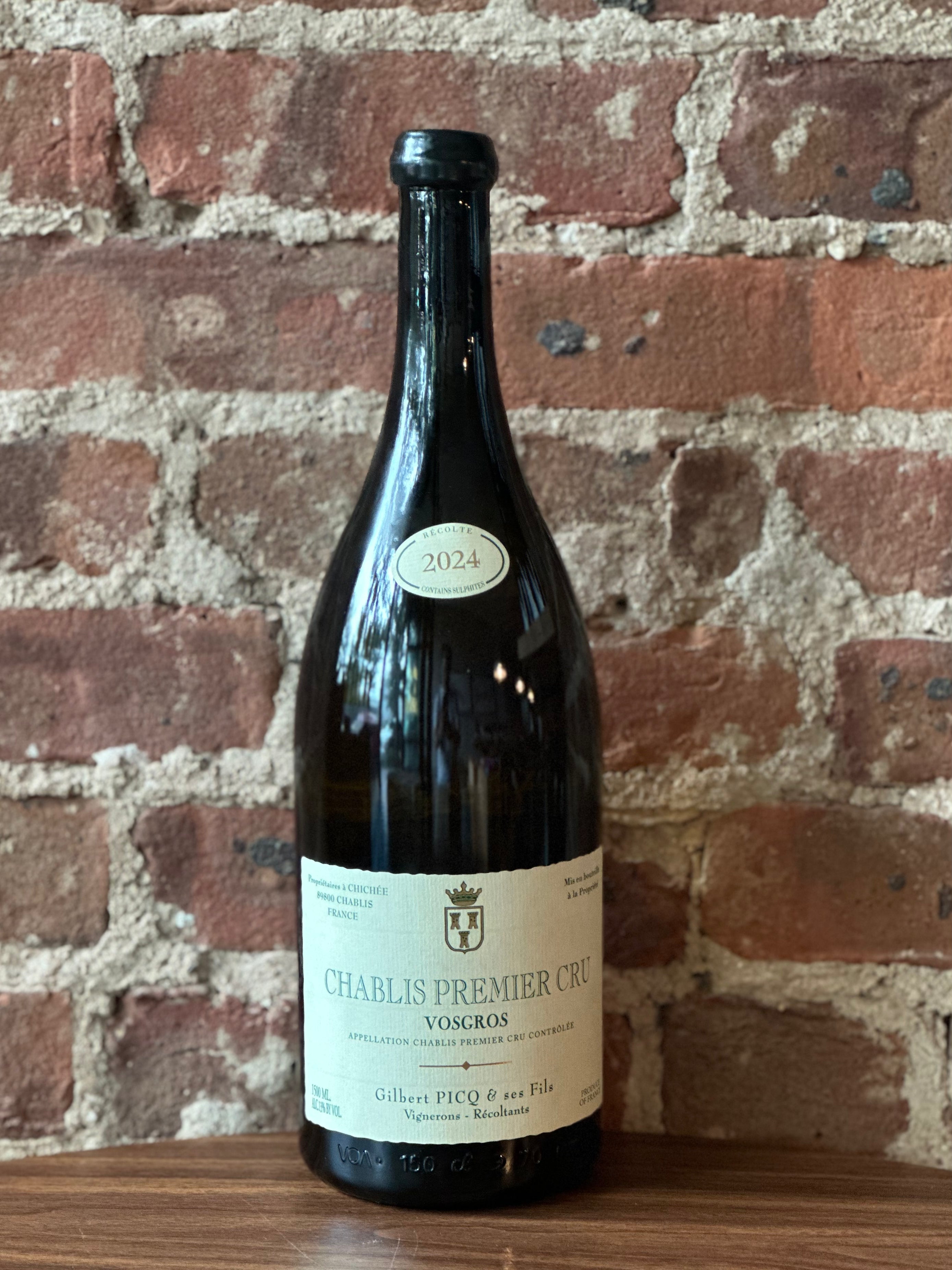 Gilbert Picq Chablis 1er Cru Vosgros 2024 1.5L