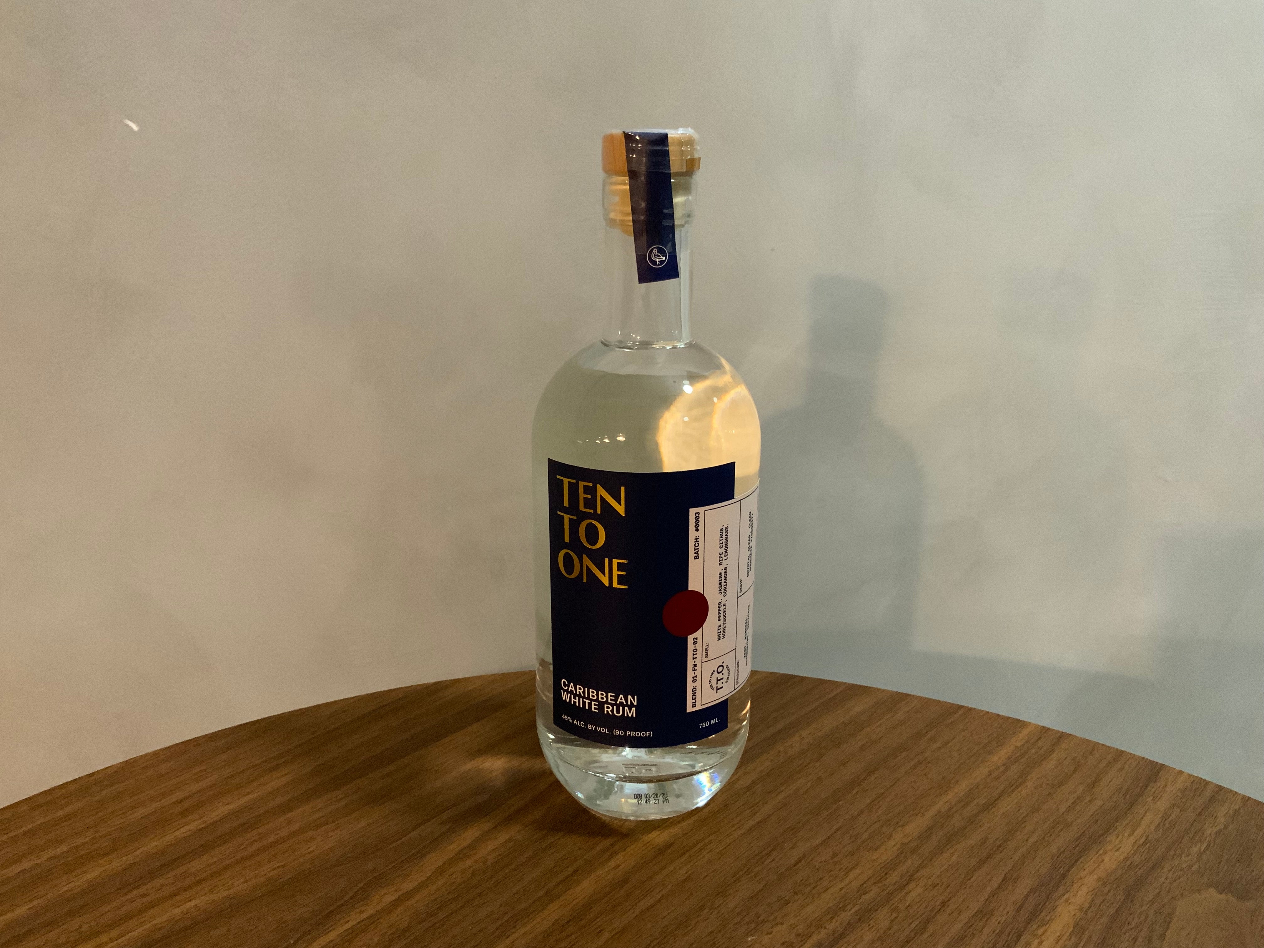 Ten to One Caribbean White Rum 750ml