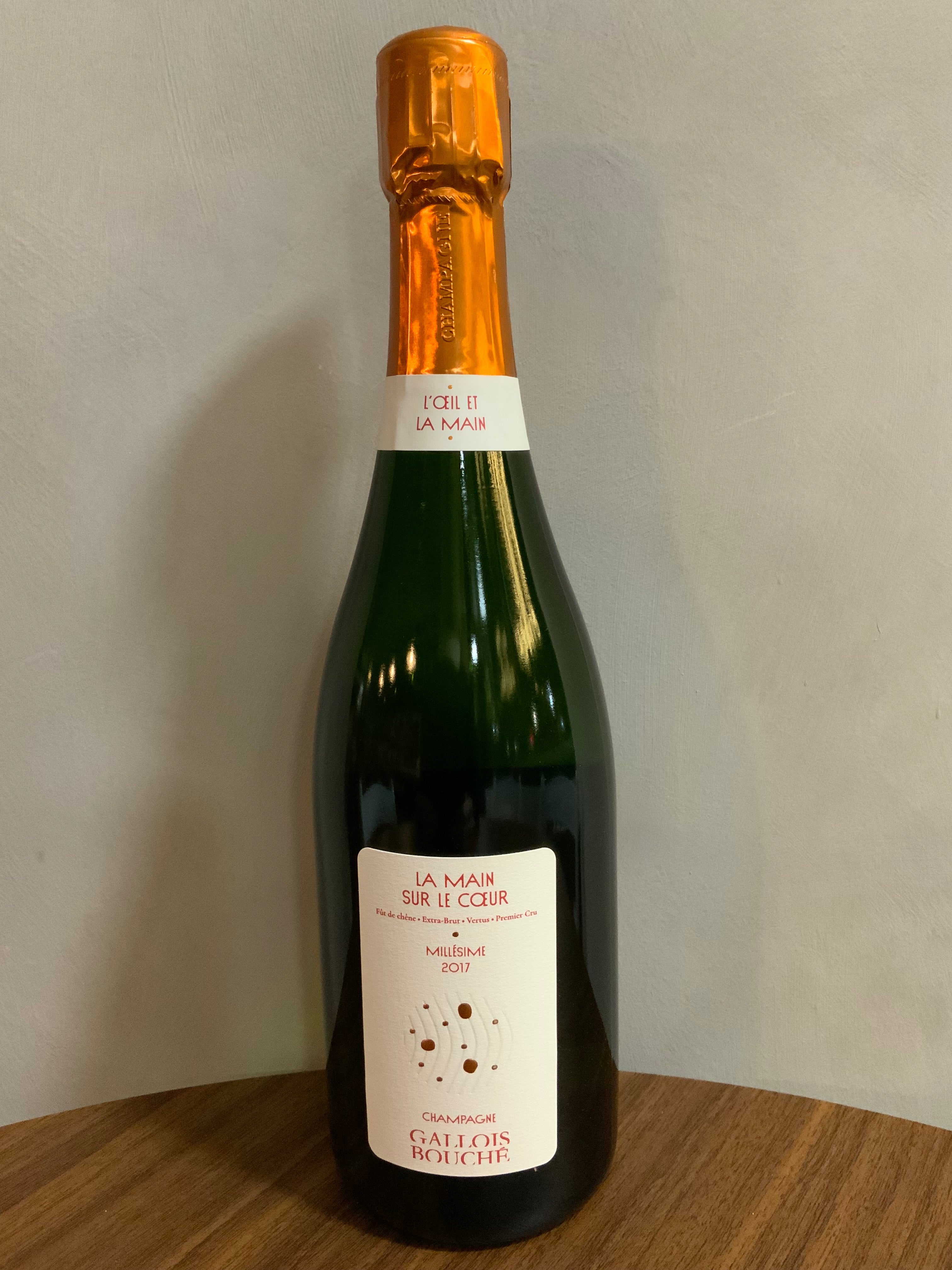 Champagne Gallois Bouche Le Main La Coeur 2017