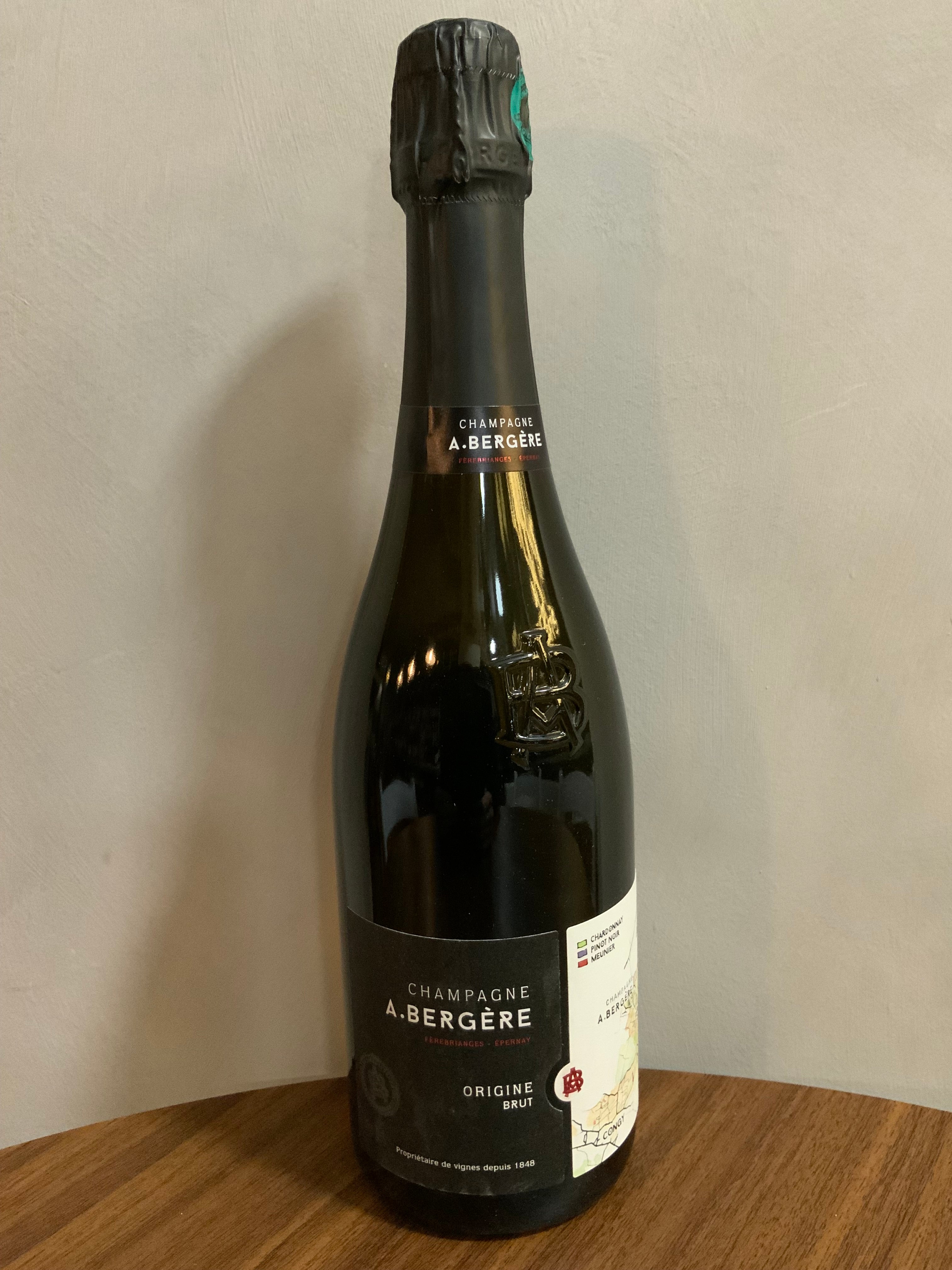 Champagne A. Bergère Origine Brut