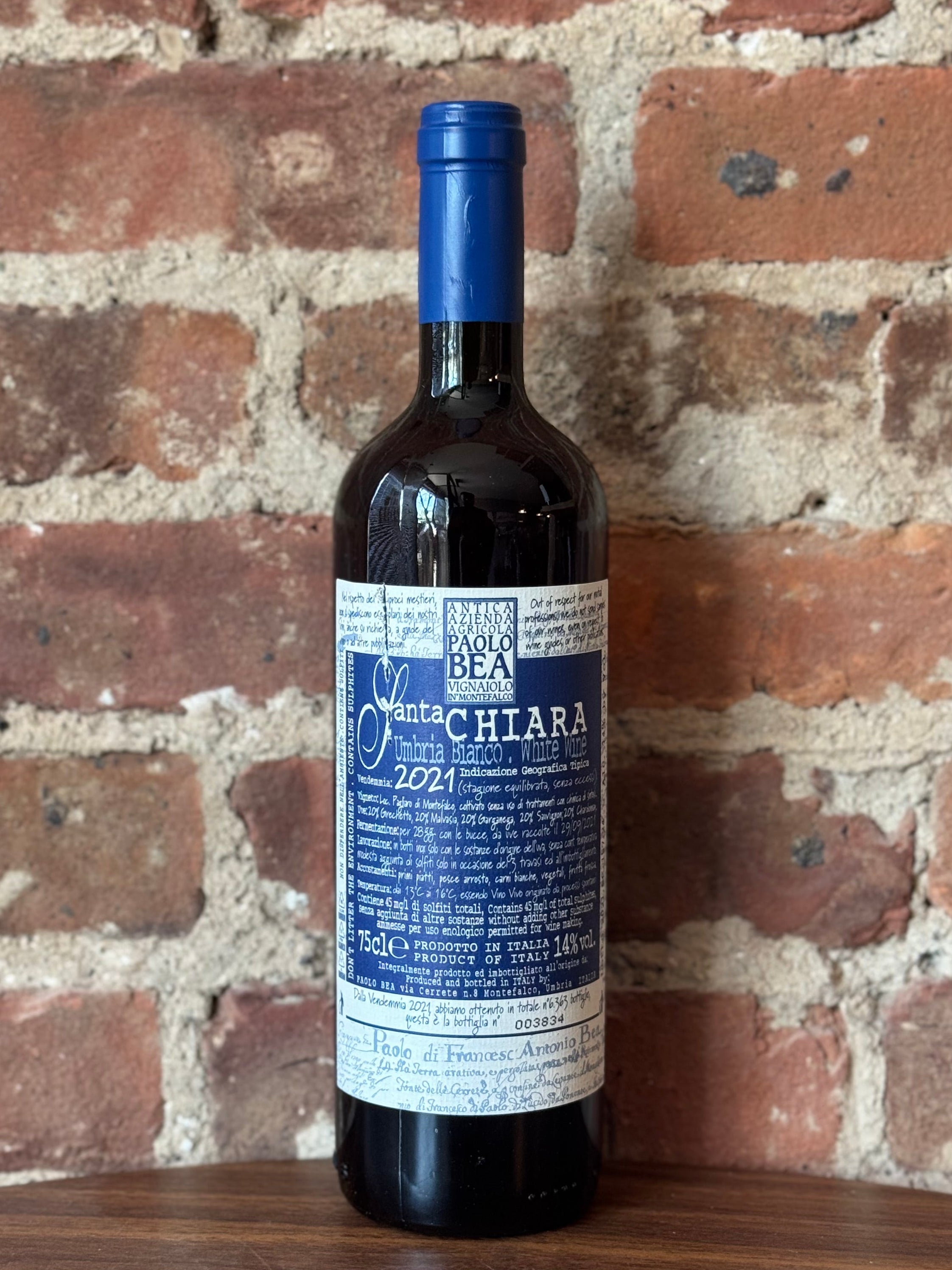 Paolo Bea Santa Chiara Umbria Bianco 2021