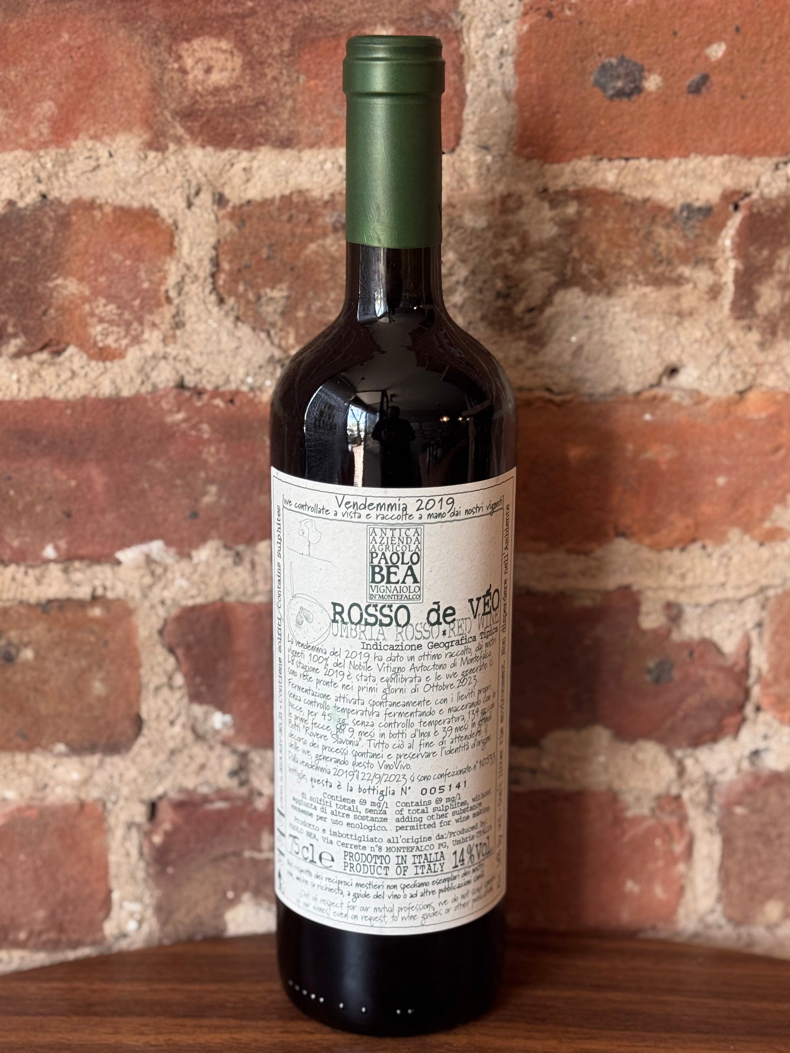Paolo Bea Rosso de Veo Umbria Rosso 2019