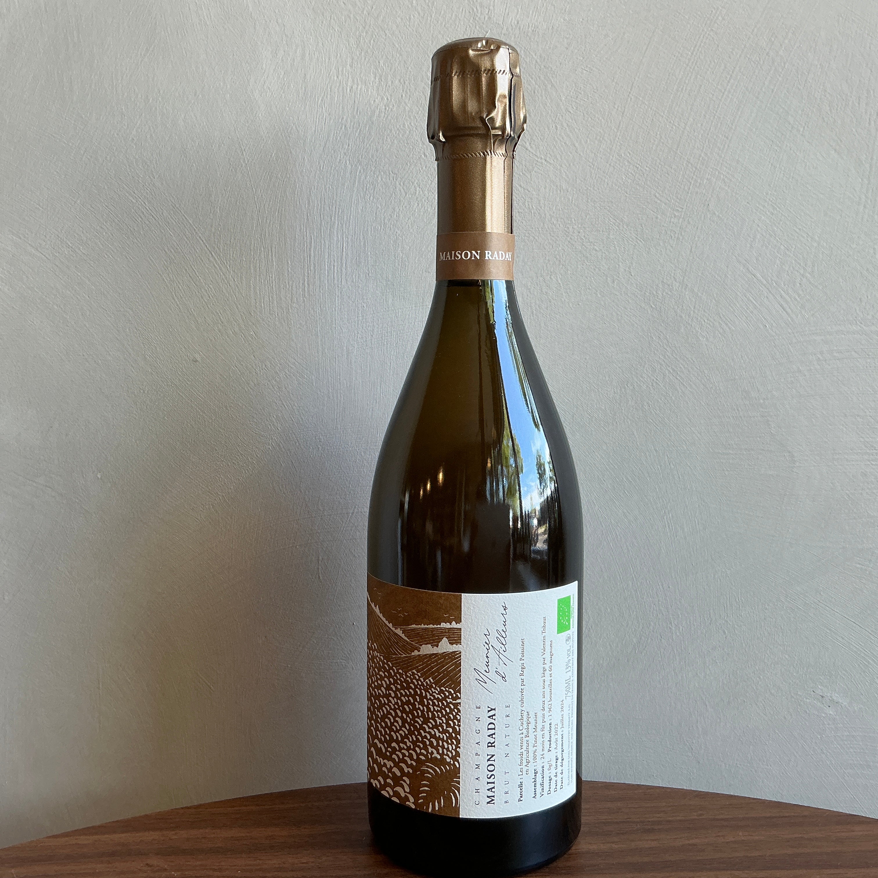 Maison Raday Champagne Brut Nature Meunier d'Ailleurs nv [2022]