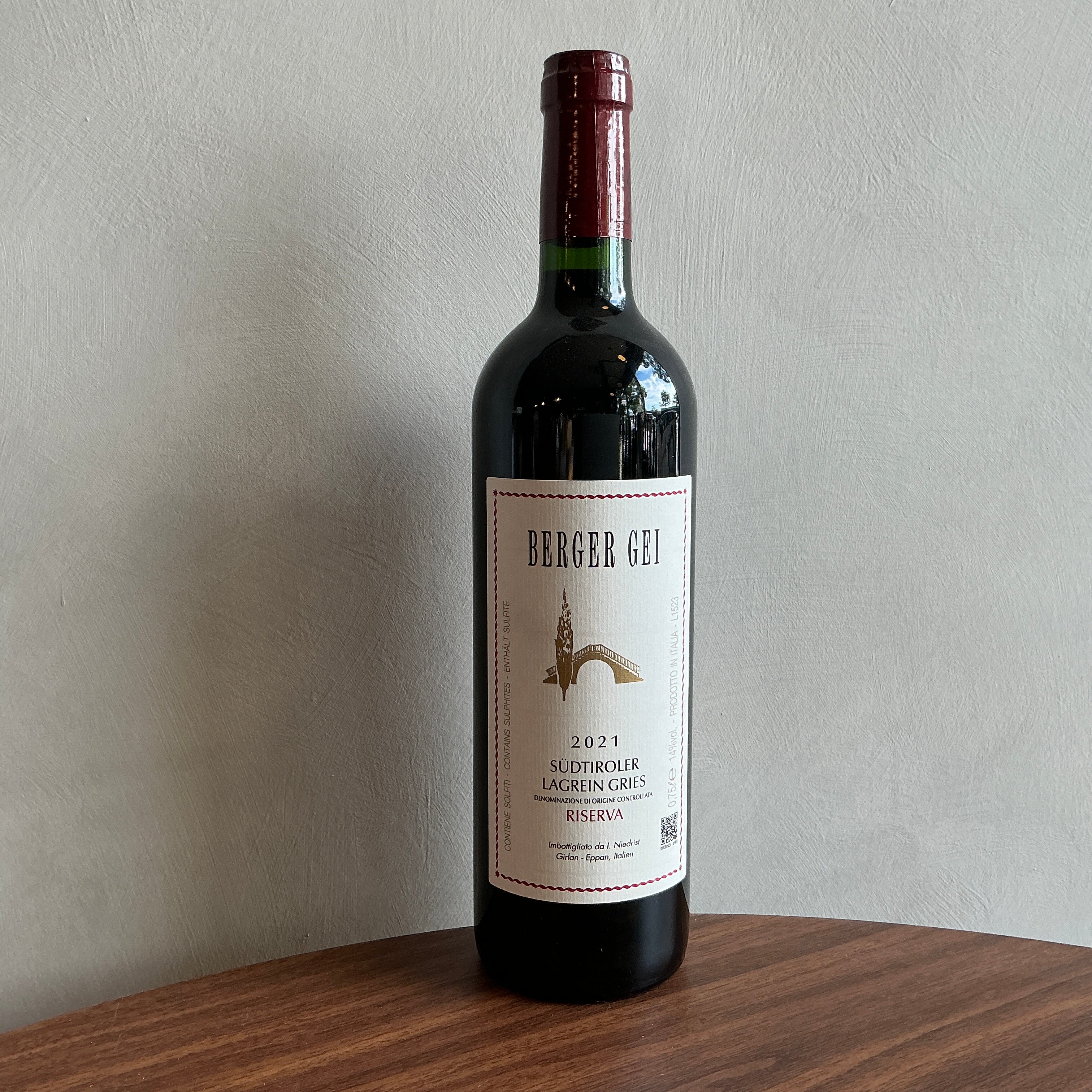 Niedrist Lagrein Riserva Berger Gei 2021