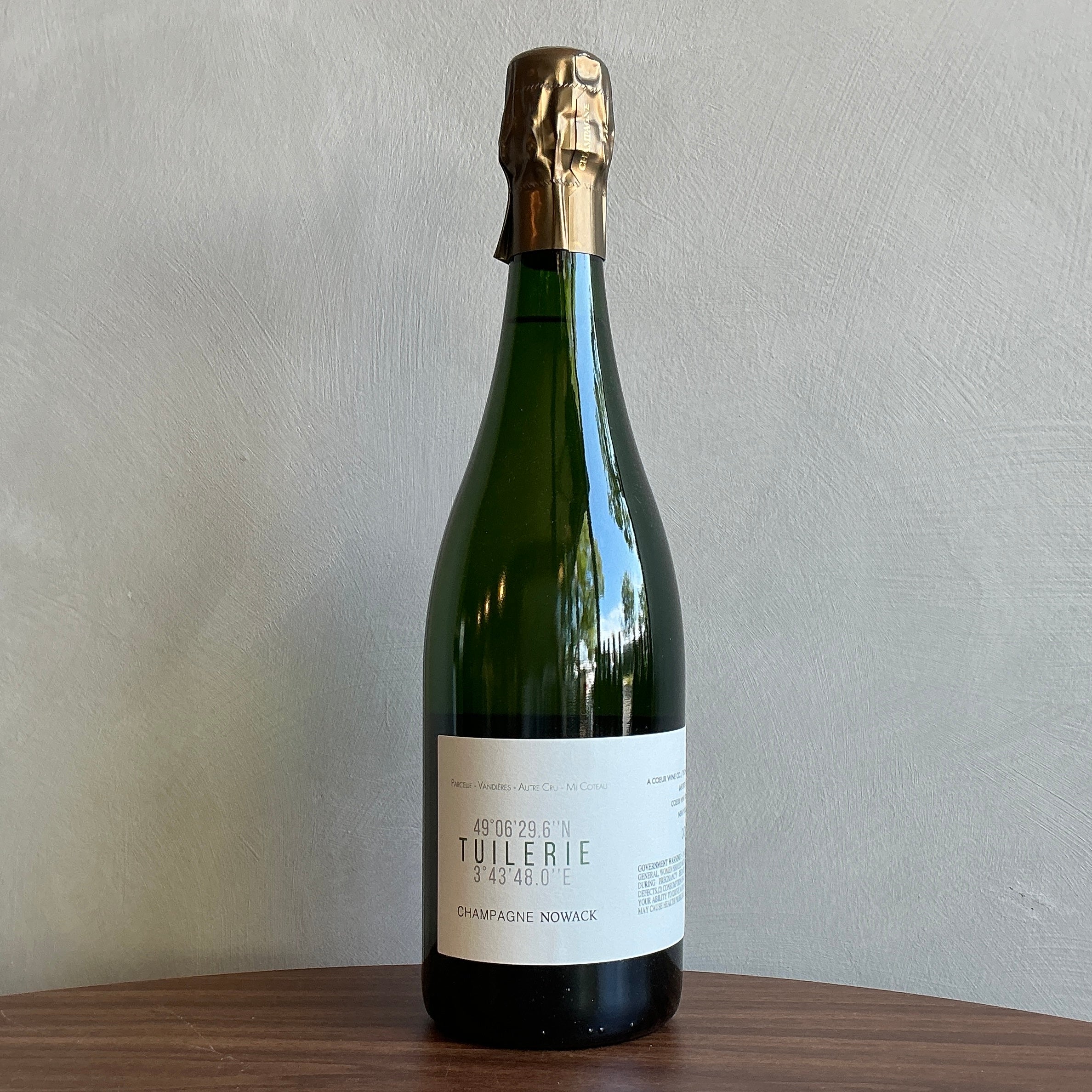 Nowack Champagne Extra Brut Blanc de Blancs La Tuilerie 2019
