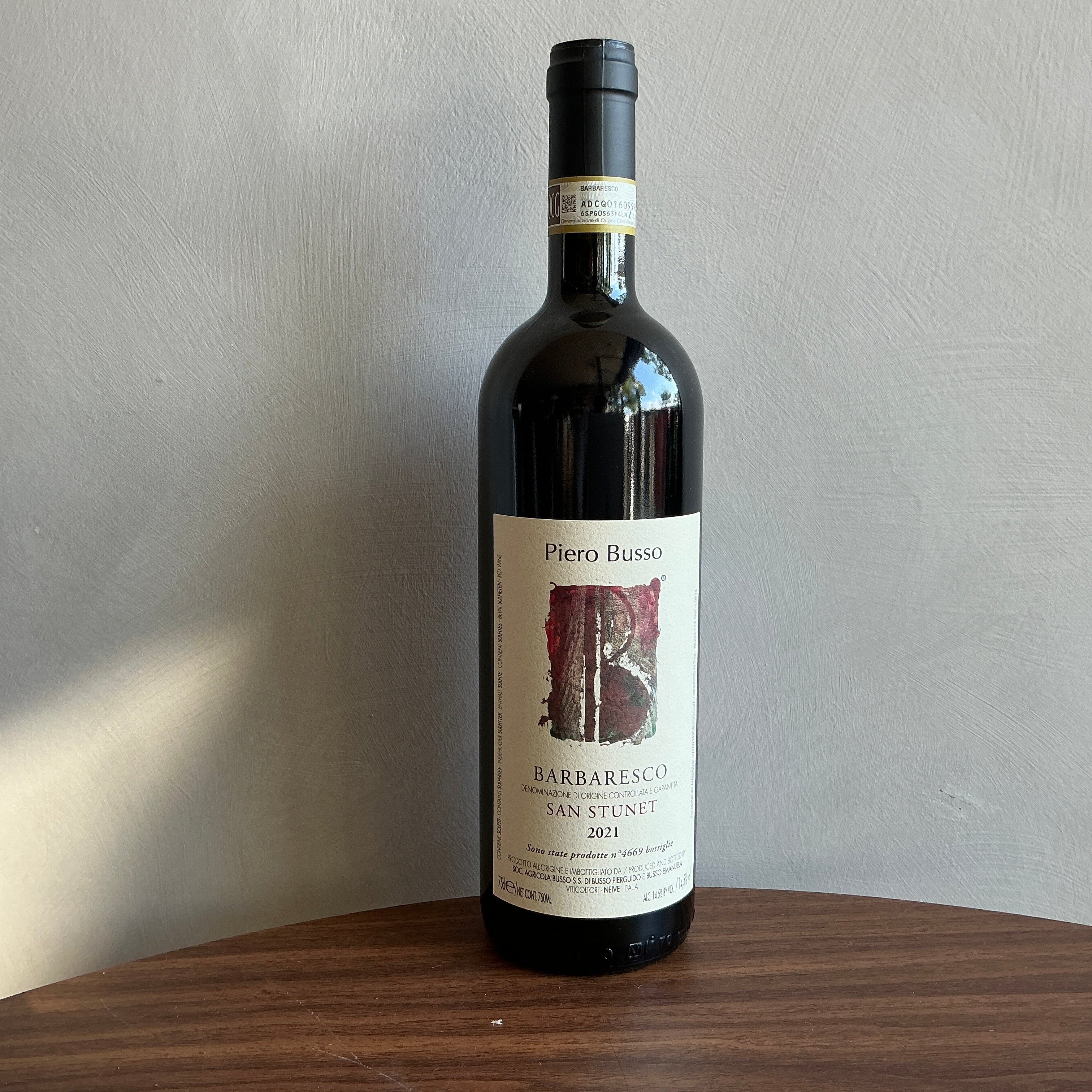 Piero Busso Barbaresco San Stunet 2021