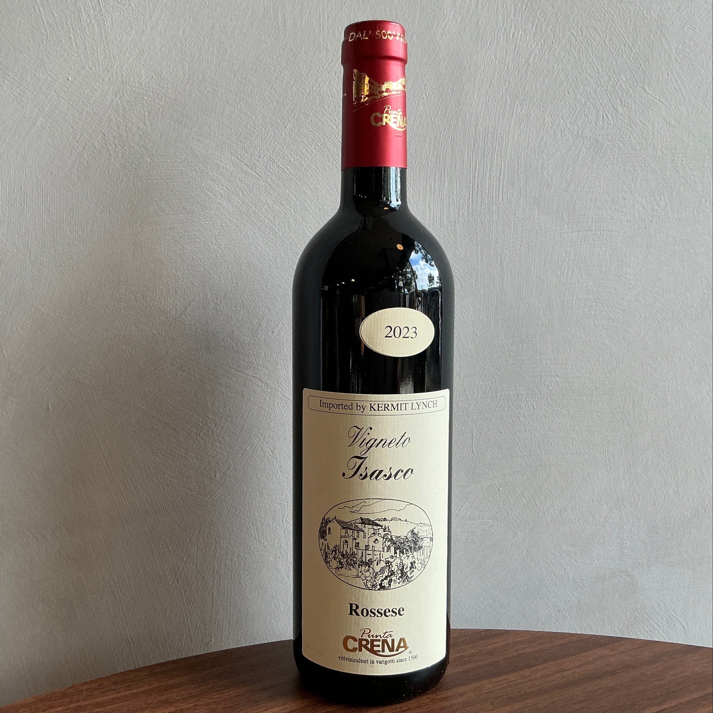 Punta Crena Rossese Riviera Ligure di Ponente Vigneto Isasco 2023