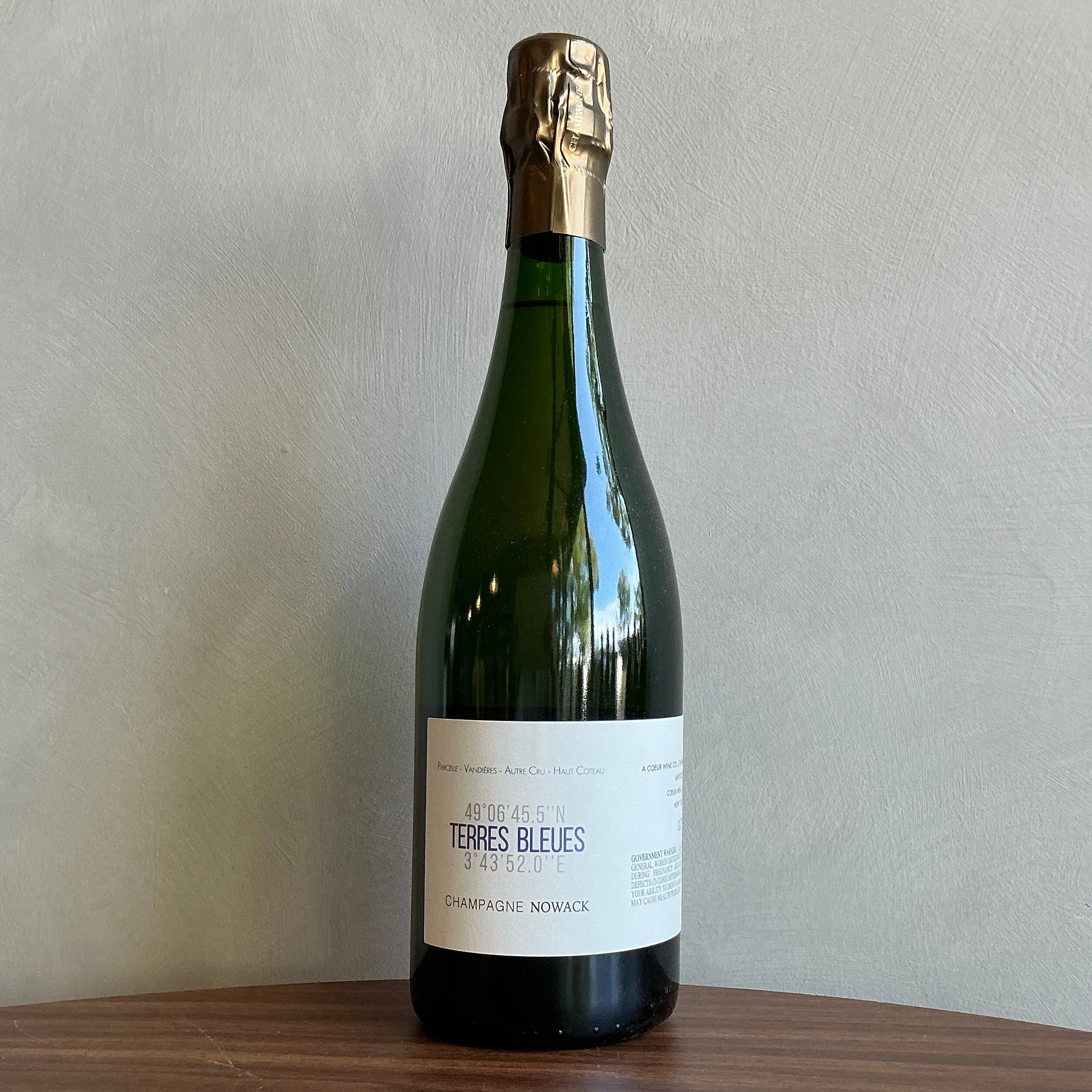 Nowack Champagne Extra Brut Les Terres Bleues 2020
