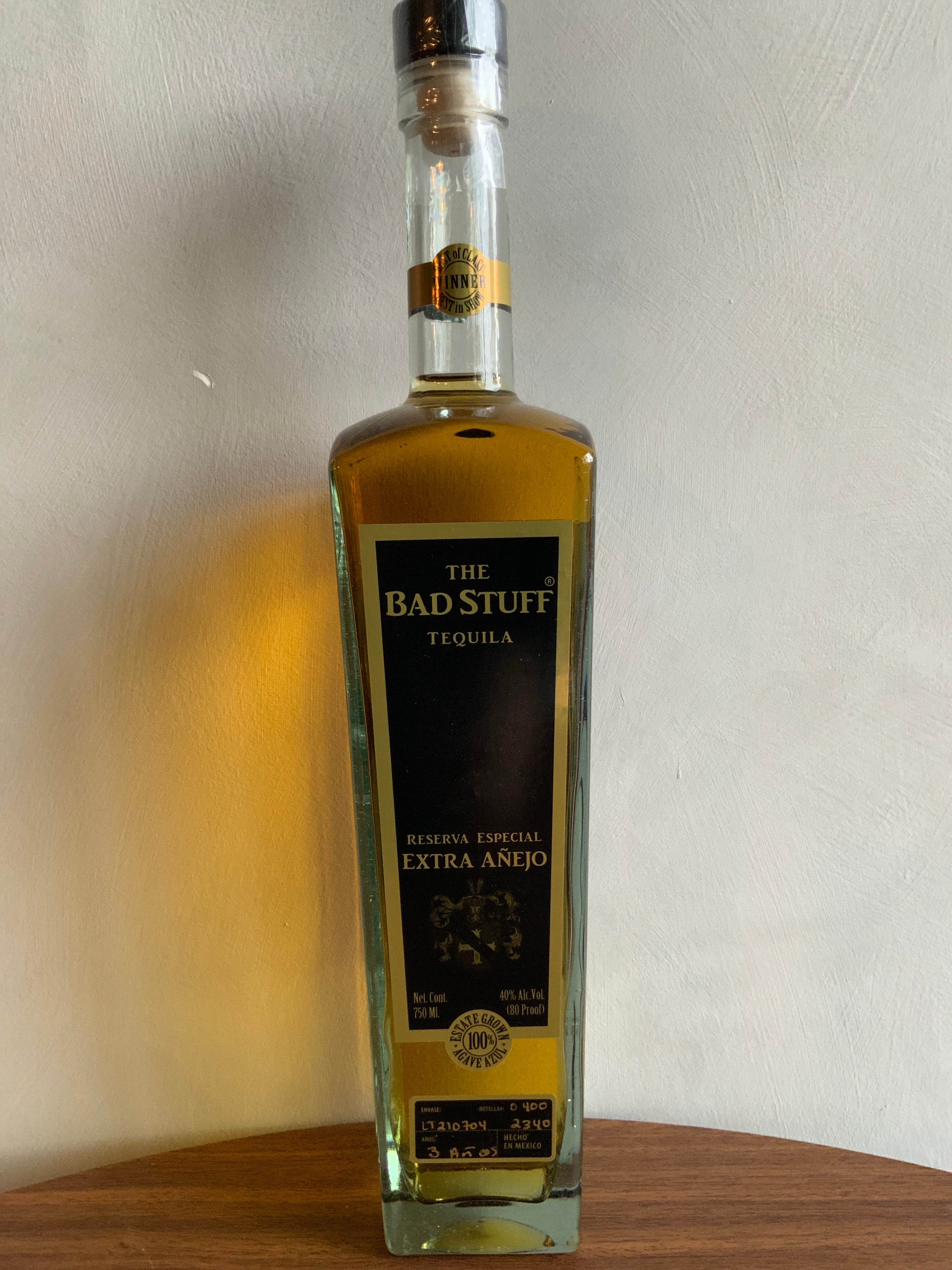 The Bad Stuff Reserva Especial Extra Anejo