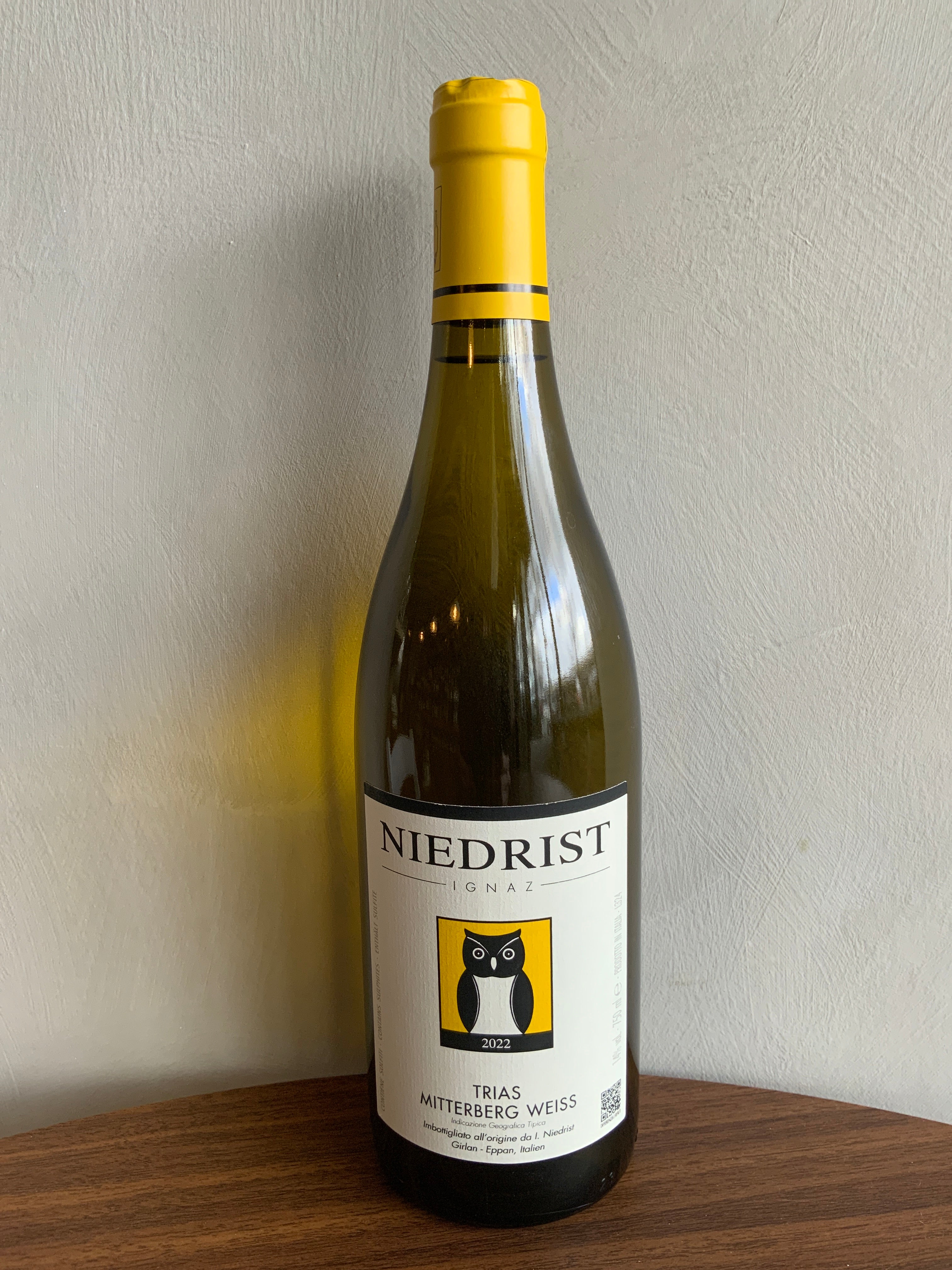 Niedrist Trias Mitterberg Weiss Chardonnay 2022